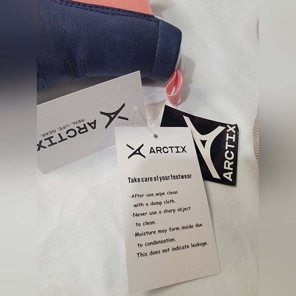 Arctix McKenzie Women’s Duck Boots Winter Snow Rain Size 5 Blue Night - Picture 7 of 8